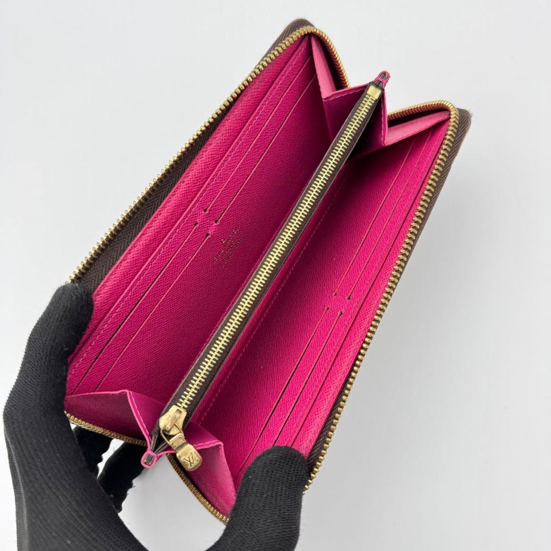 ルイヴィトン 長財布 ポルトフォイユ クレマンス モノグラム フラワー ブラウン