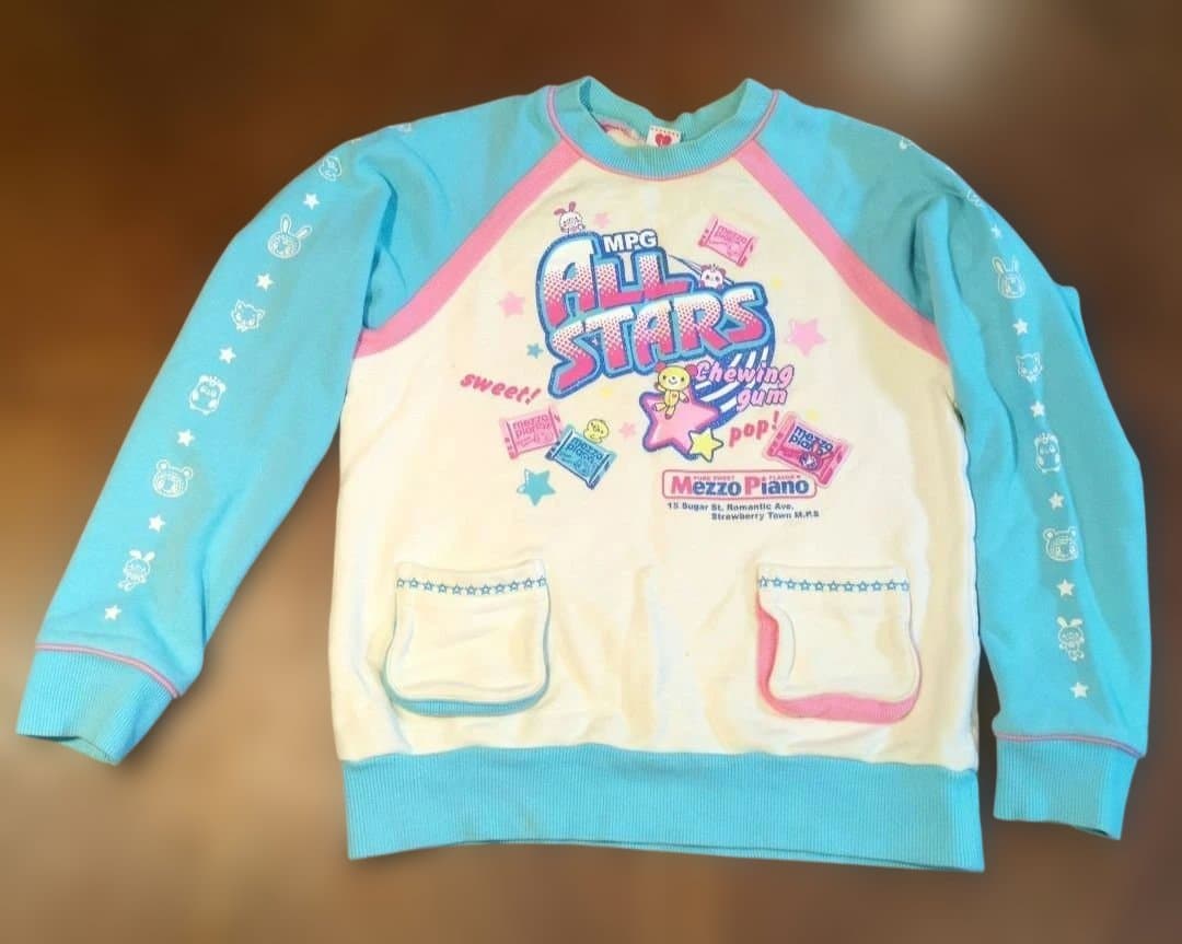 平成レトロ　Mezzo Piano トレーナー