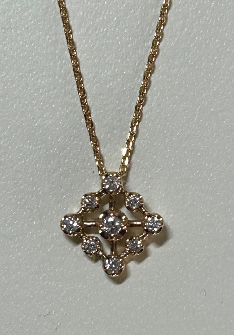 ヴァンドーム青山　K18 ダイヤ　ネックレス