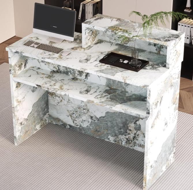 新品☆レジカウンター 受付カウンターデスク 小型受付　おしゃれテーブル送料無料