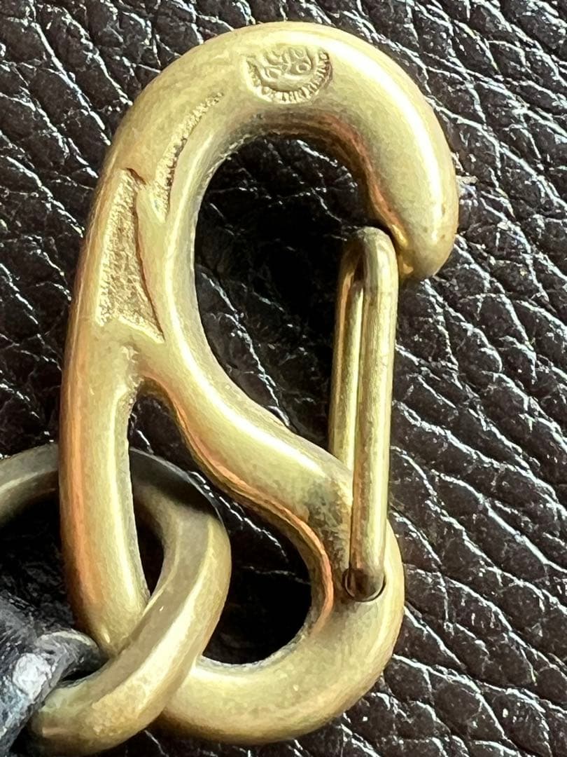 グロックレザー　レザーウォレットコード　 ブラス　スパイダー　サンダー　GL