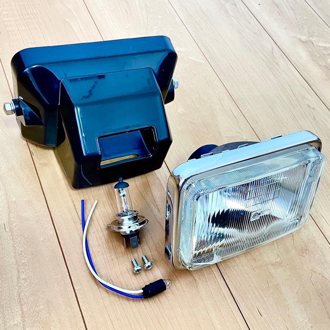 訳あり シビエ CIBIE 角型 ヘッドライト 当時物 角目 マーシャル