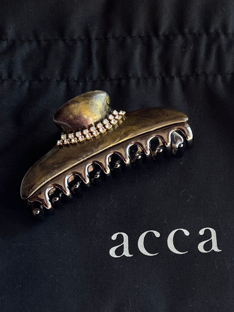 acca★ ヘアクリップ　ダブルコラーナ　M