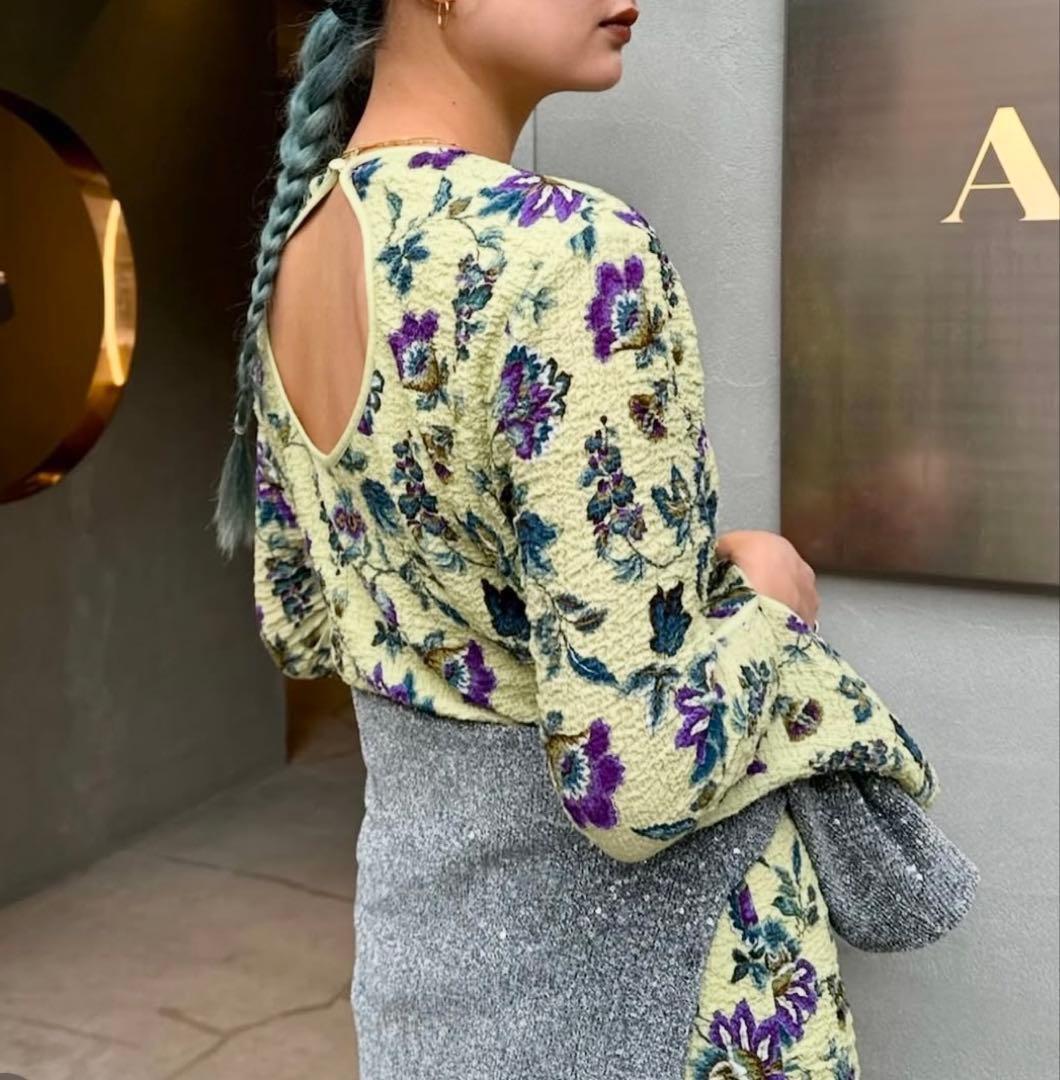 週末値下　アメリ　SIENNA SHRINK DRESS 広瀬アリス着用カラーS