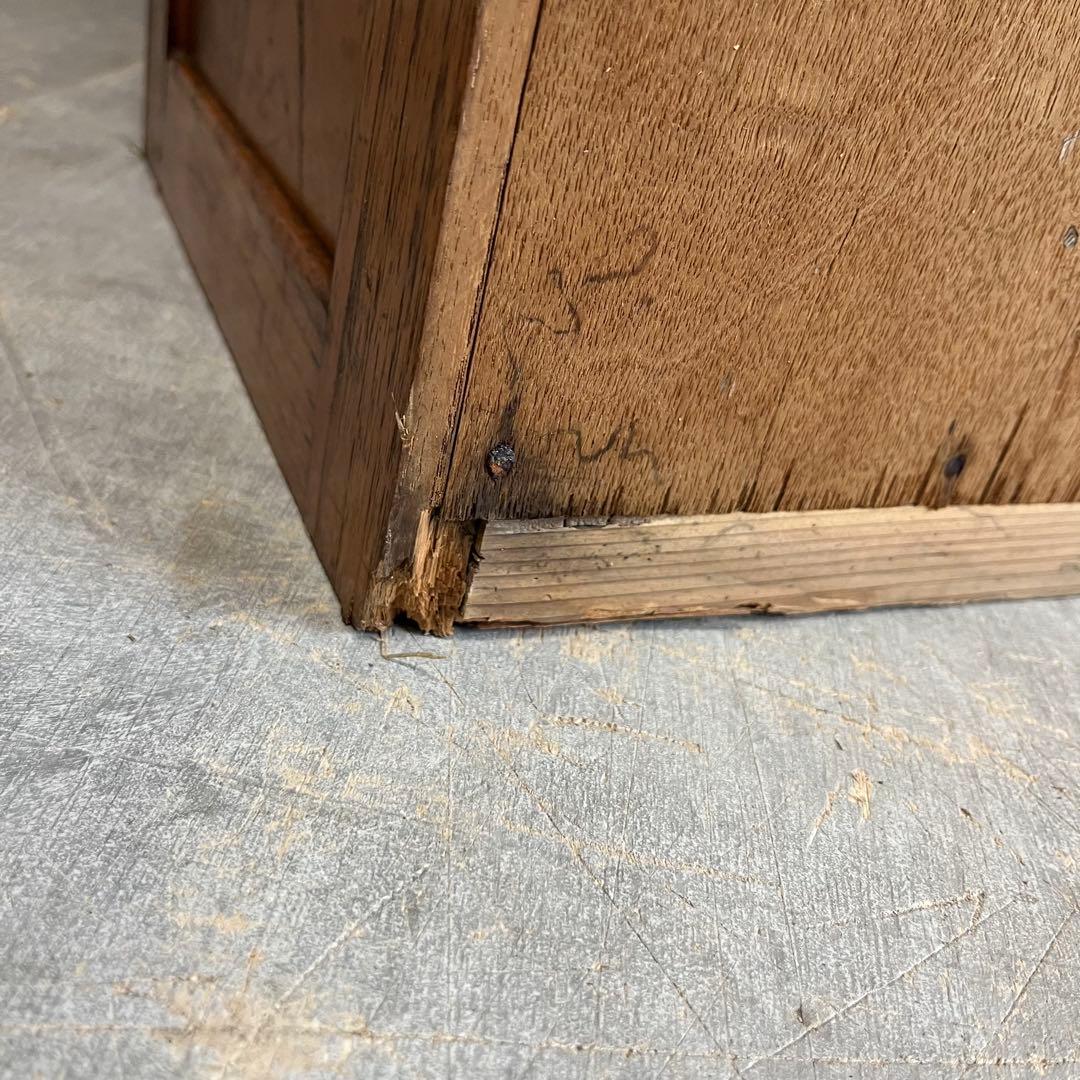 アンティーク ガラス戸棚 キャビネット 飾り棚 希少 z615