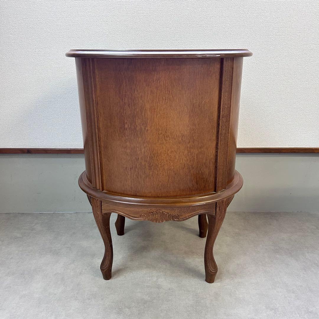 家具 サイドキャビネット イタリア ロココ調 電話台 キャビネット 猫脚 飾り棚