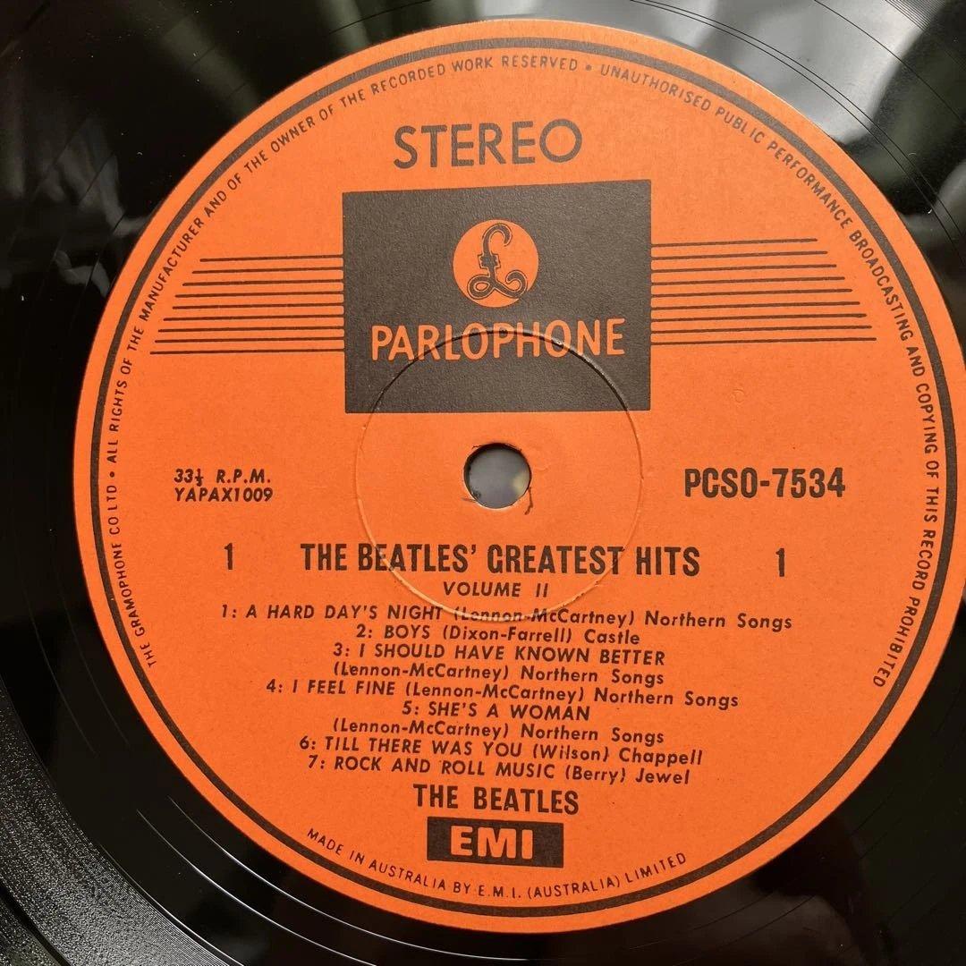 オーストラリア盤THE BEATLES /greatest hits Vol.2