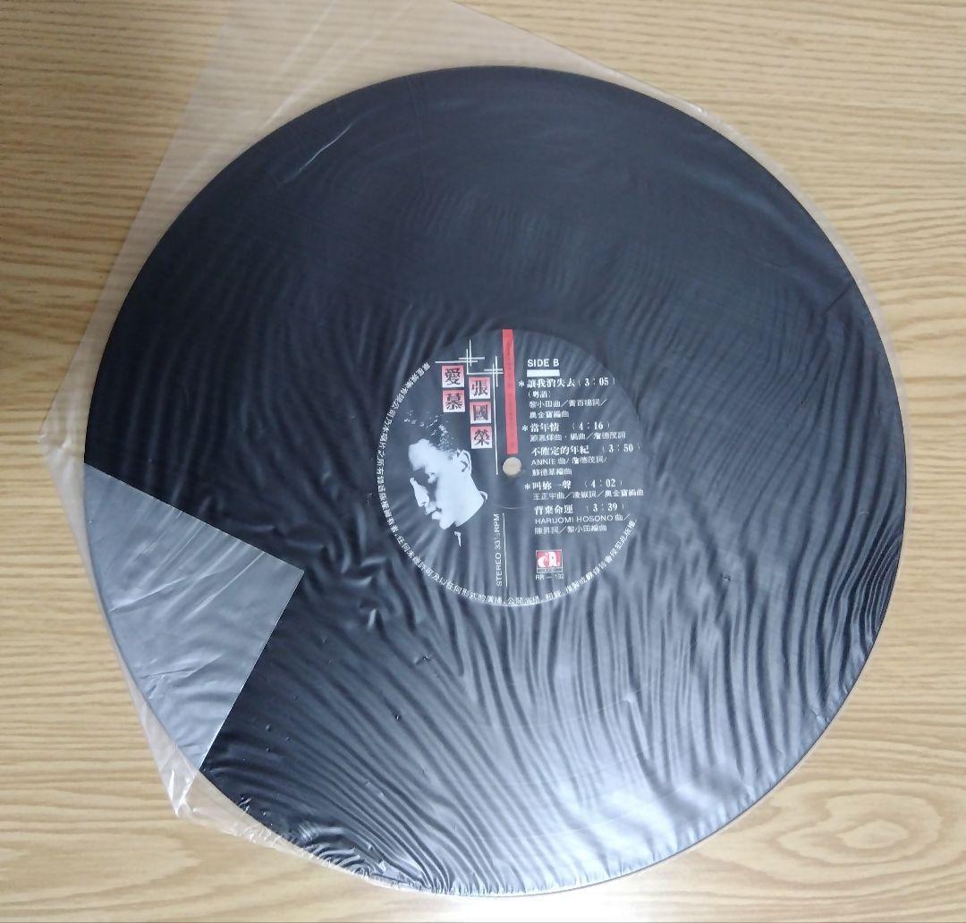 レスリー・チャン「愛慕」 LPレコード 1987年