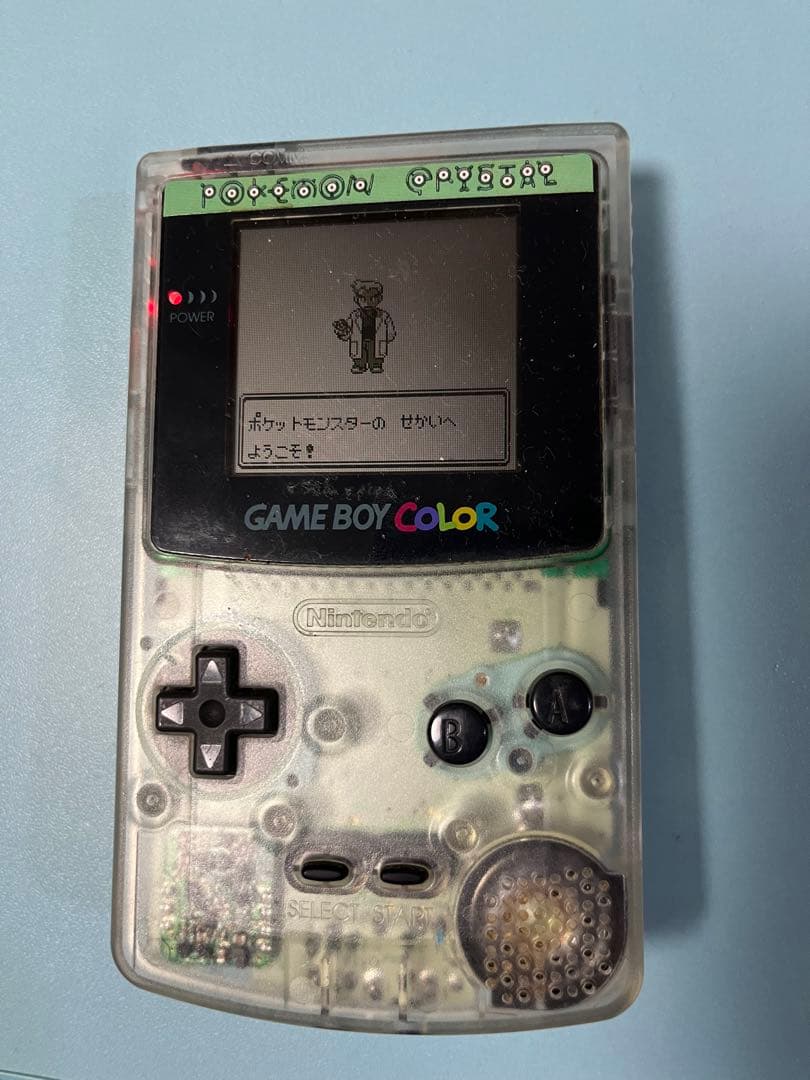 ゲームボーイカラー　スケルトン　ポケットモンスター　クリスタル　セット　ポケモン