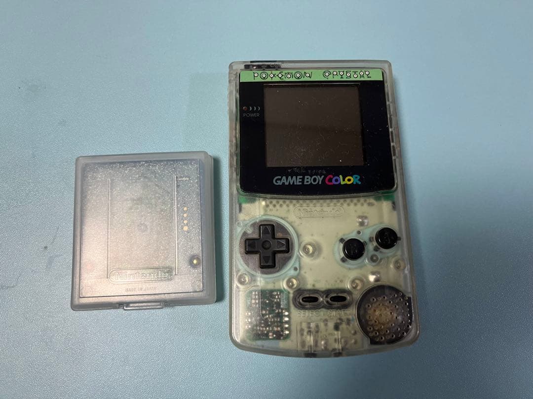 ゲームボーイカラー　スケルトン　ポケットモンスター　クリスタル　セット　ポケモン