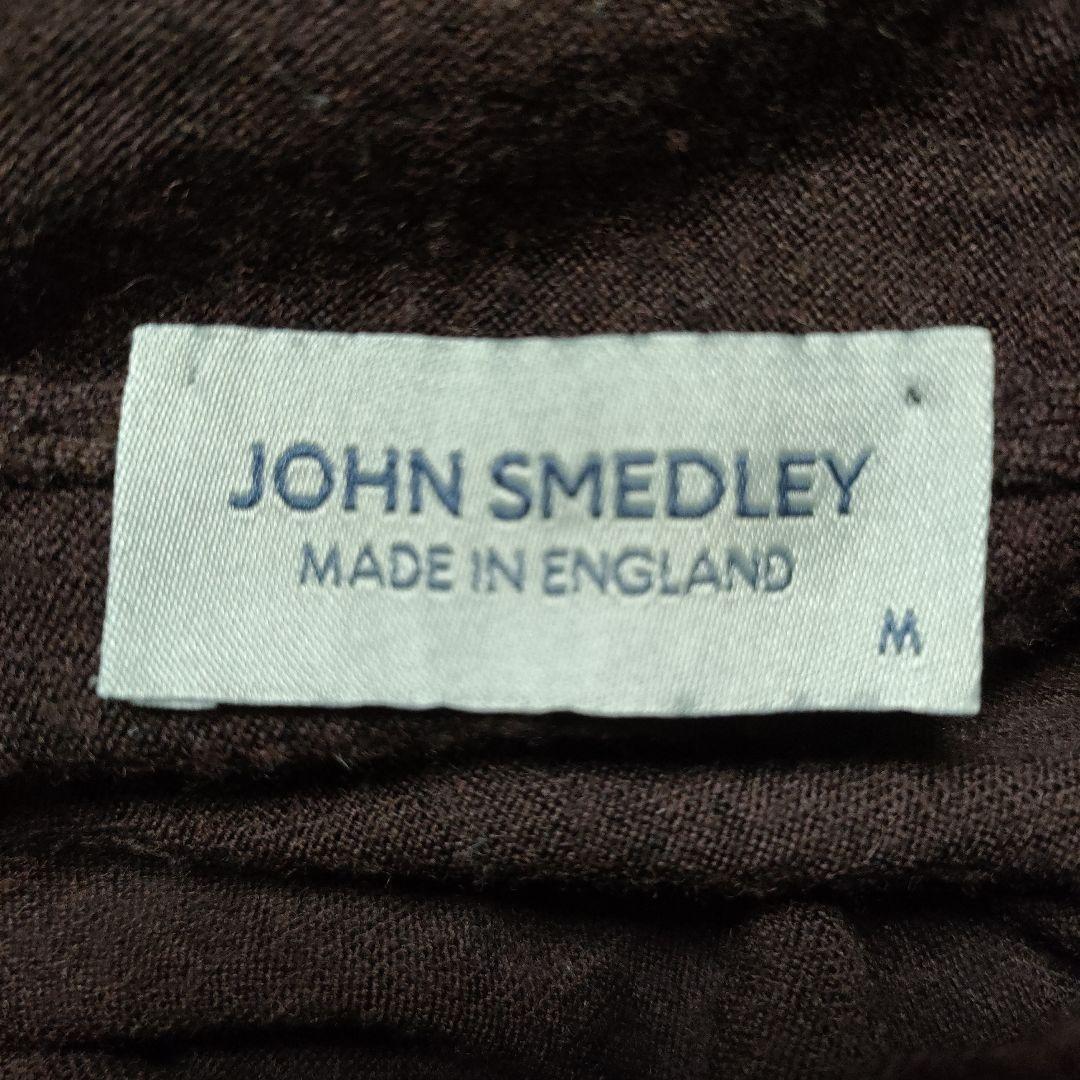 JOHN SMEDLEY　ジョンスメドレー ダークブラウン タートルネックニット