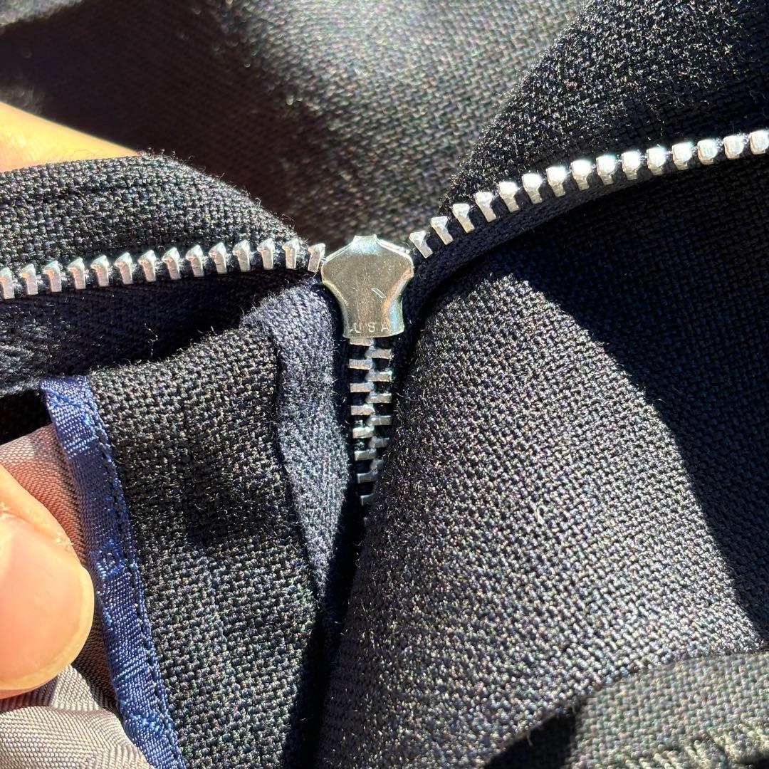 50s60s usa製　ウールギャバスラックス　ワイドスラックス　極太　ブラック