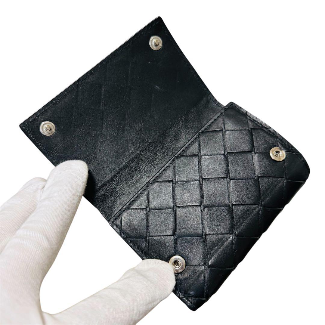 【美品】 ボッテガヴェネタ キーケース イントレチャート 6連 レザー