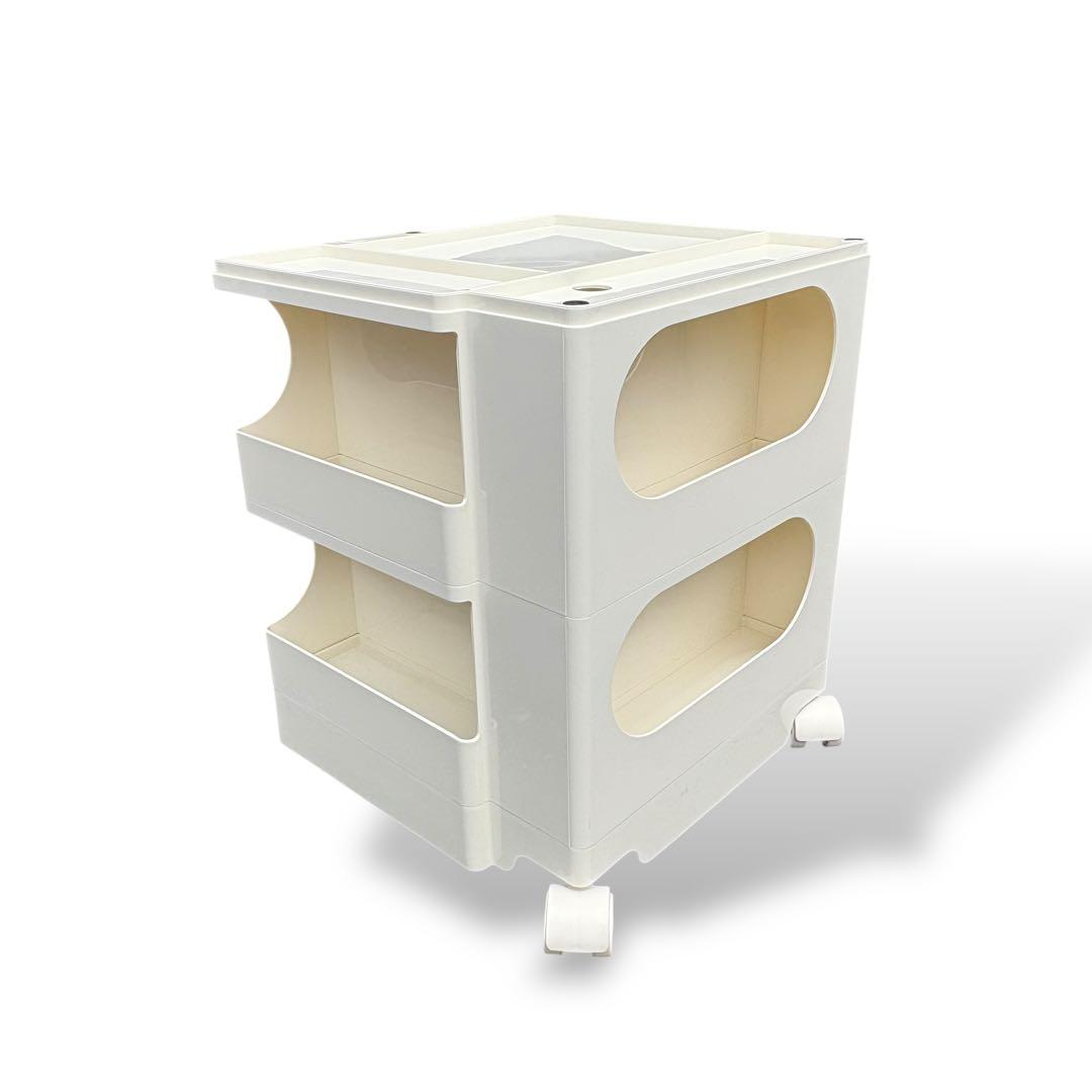 ボビーワゴン リプロダクト ホワイト デザイン家具 収納ワゴン キャスター