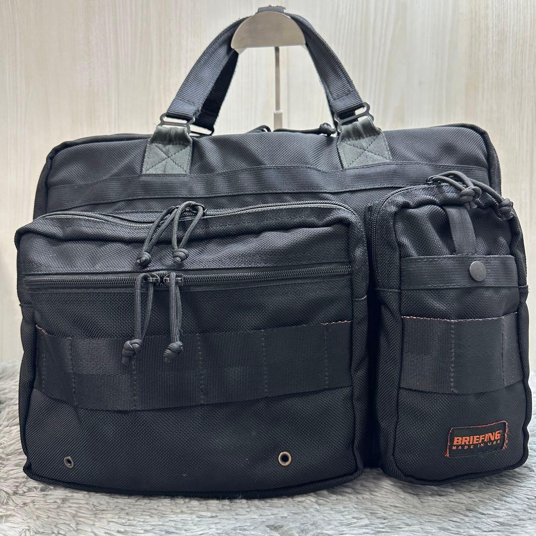 極美品✨BRIEFING ブリーフィング 2way ビジネスバッグ B4 黒