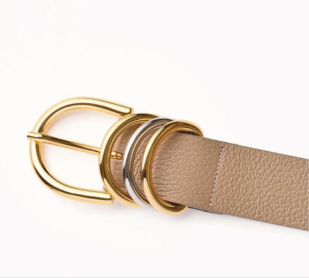 【美品】aLORS Paris Cappuccino(トープ)ベルト70