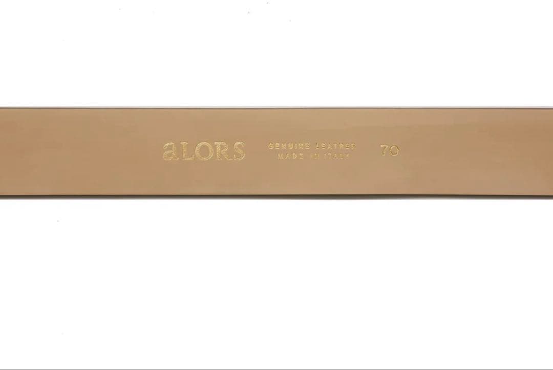 【美品】aLORS Paris Cappuccino(トープ)ベルト70