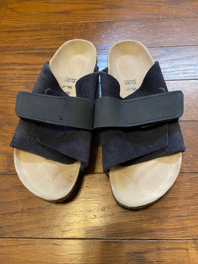【11/16までSALE】BIRKENSTOCKダークブルーサンダル37