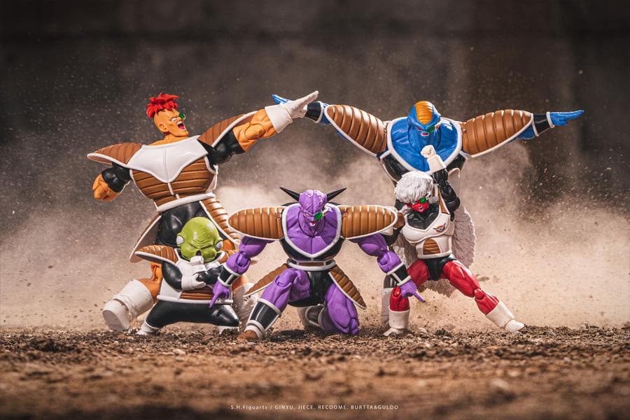 S.H.Figuarts ギニュー特戦隊　5体