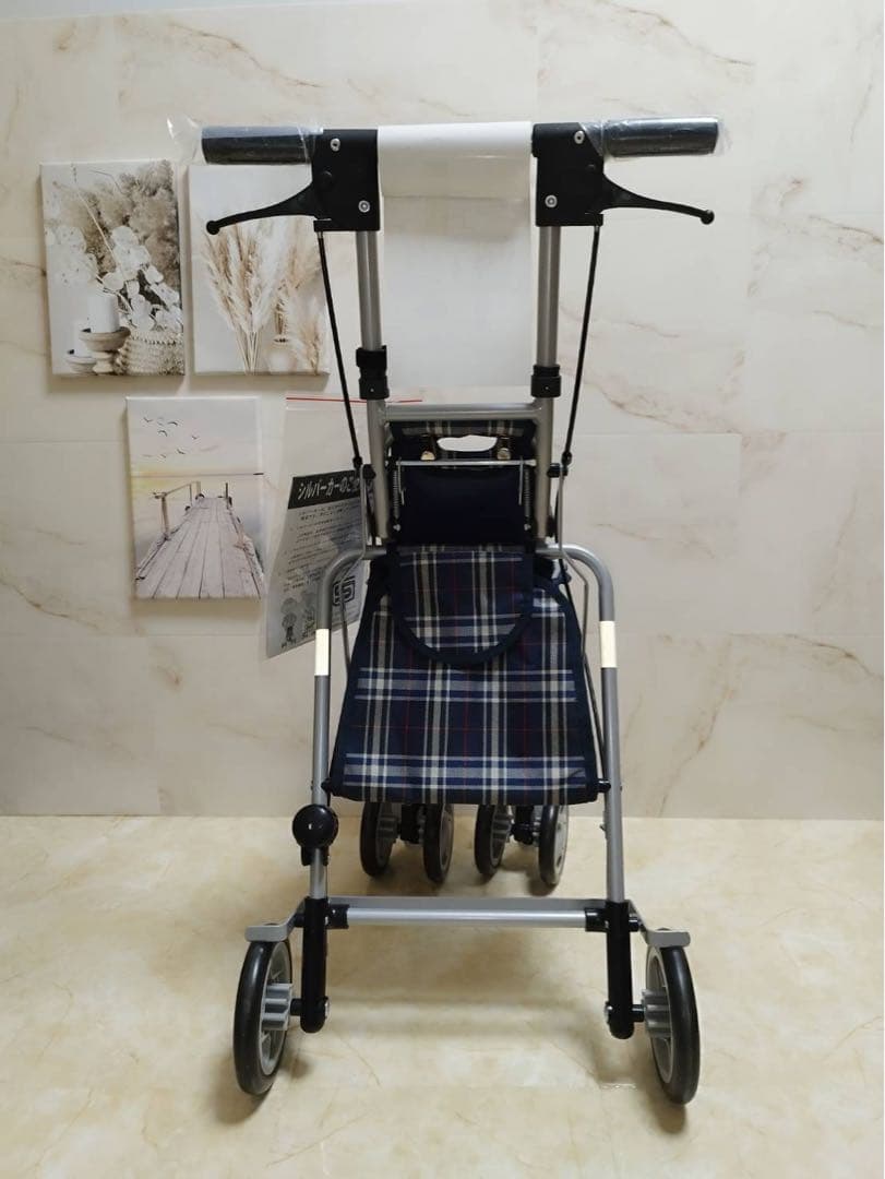AWRB チェック柄NB シルバーカート