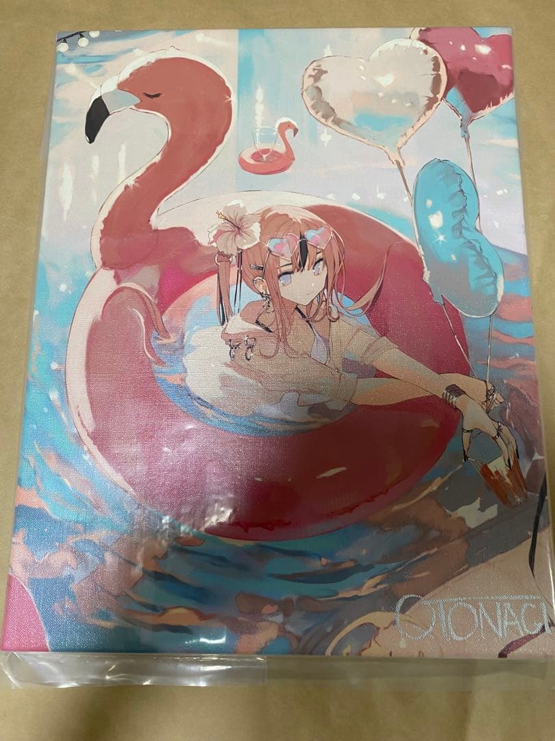 旧都なぎ 直筆サイン キャンバスアート