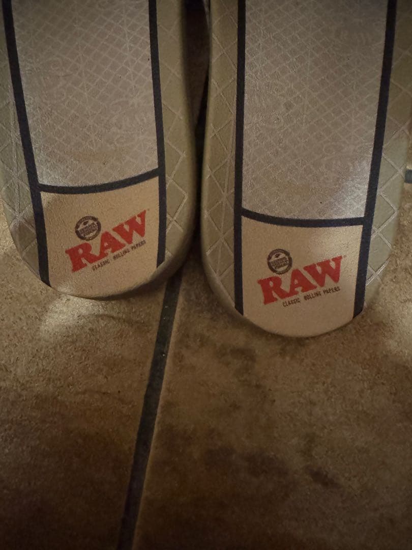 RAW×interbreed スライドサンダル 43 ブラウン