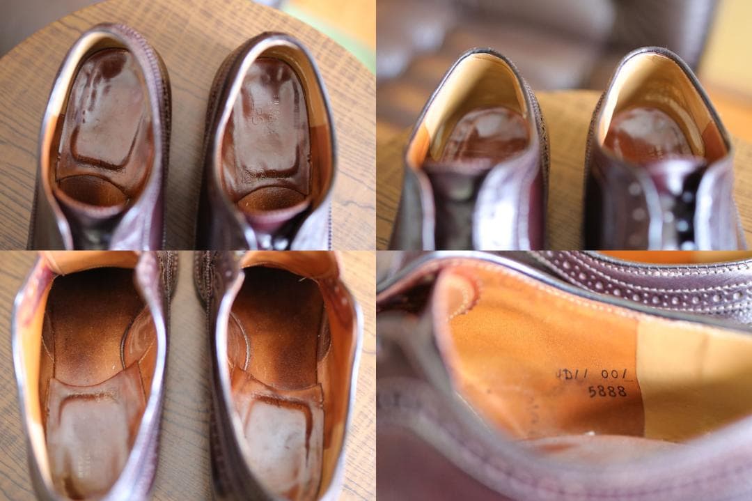 【希少】ALDEN 5888 型押しコードバン ウイングチップ 6.5D
