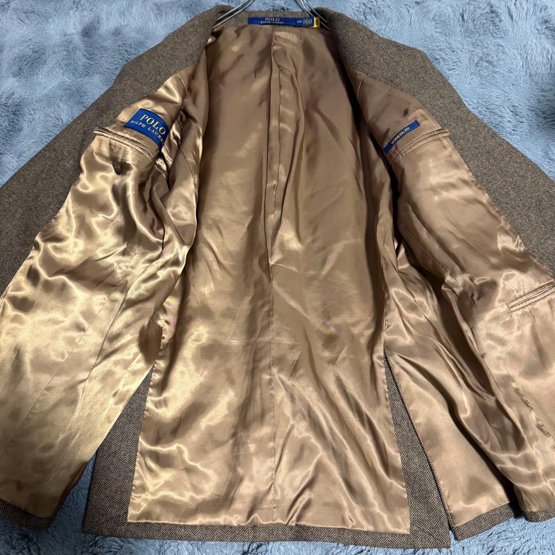 Polo Ralph Lauren テーラードジャケット 40S ヘリンボーン
