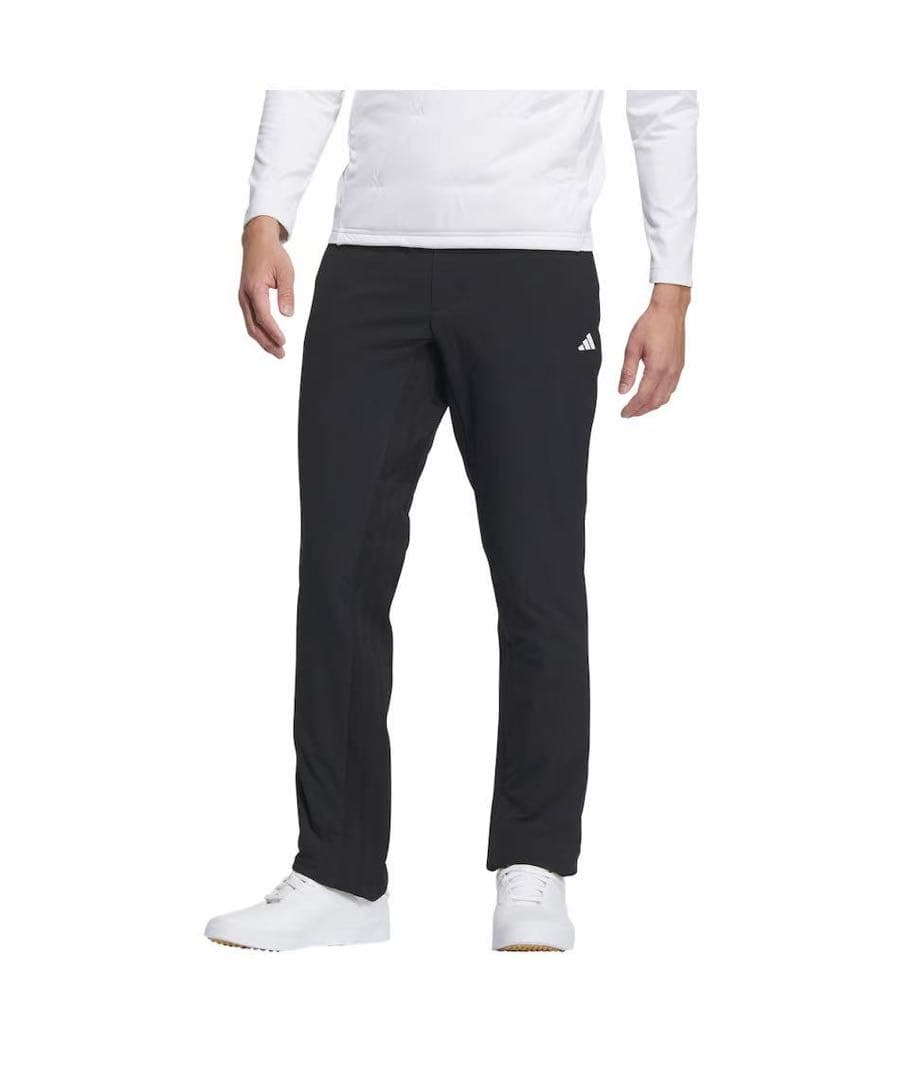 76新品27500円アディダスゴルフ/メンズ/秋冬/中綿ストレッチパンツ/黒