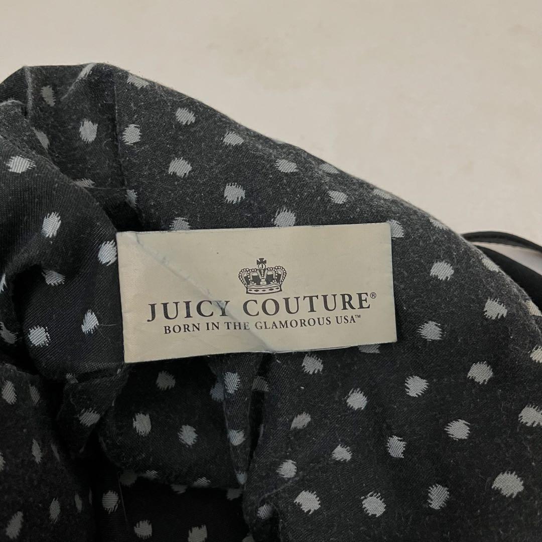 Juicy Couture 黒 ベロアハンドバッグ