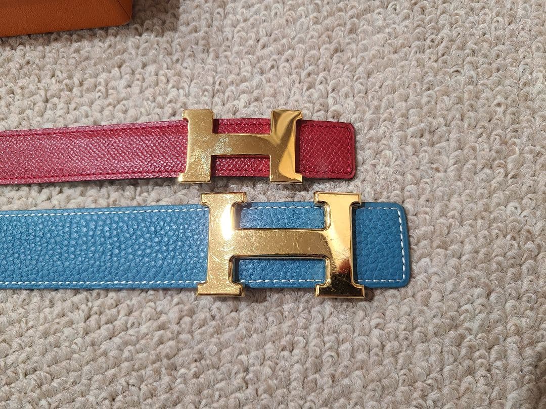 HERMES H型バックル ベルト 2本セット
