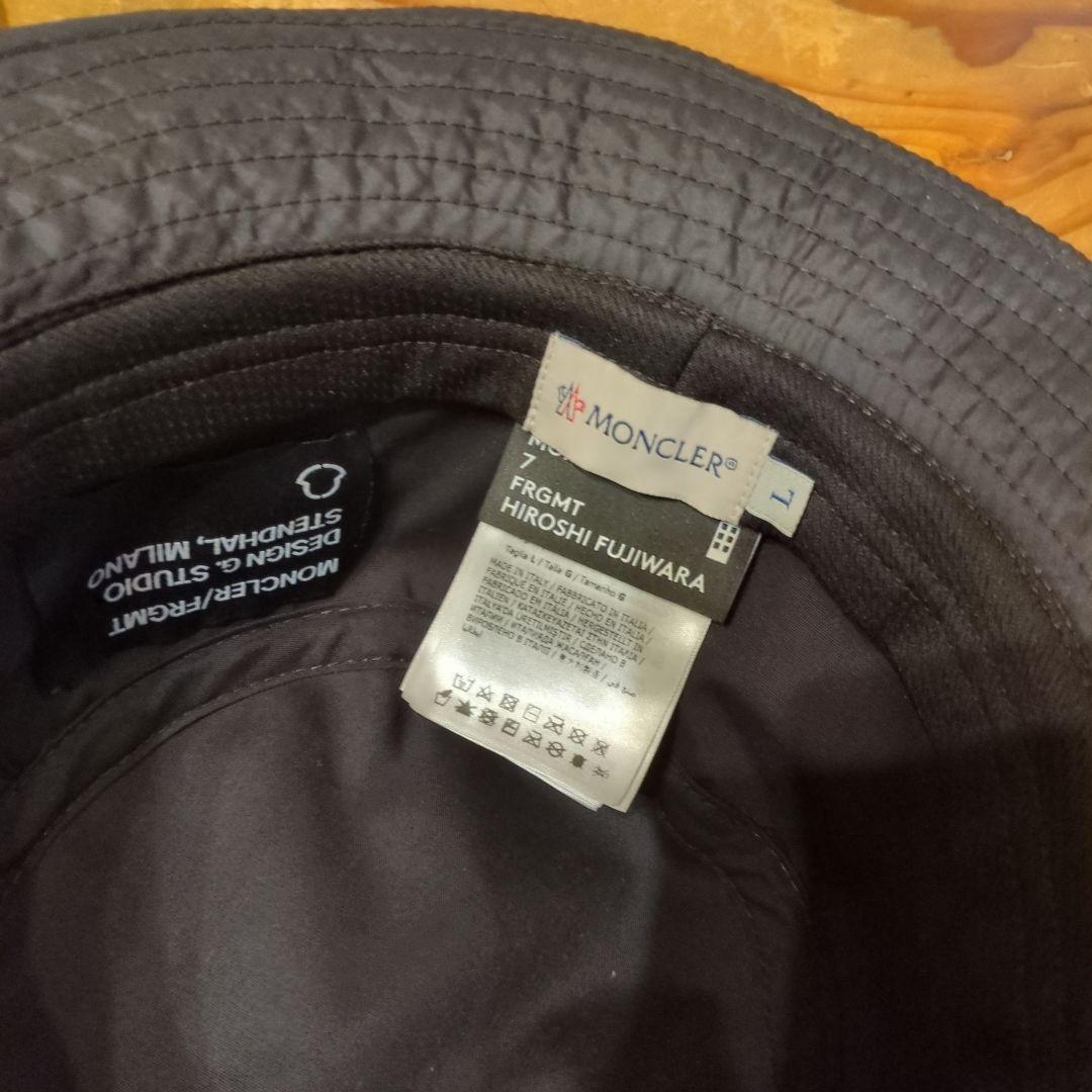 MONCLER FRGMT バケットハット ブラック 希少Lサイズ モンクレール