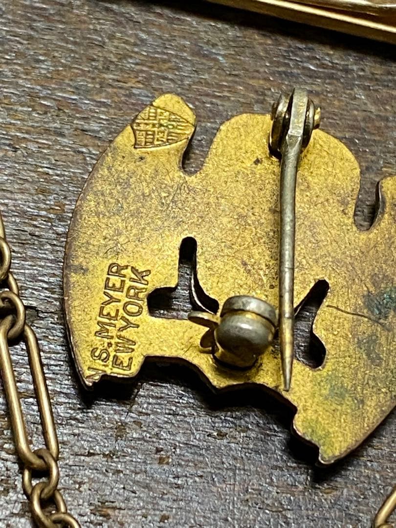 30s'40s' ビンテージスカルピンズ タイピン古着バイカーロカビリー