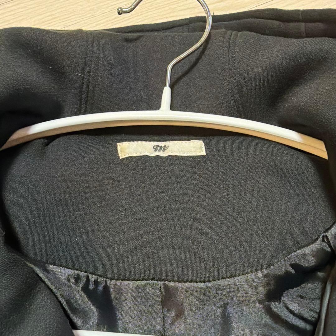 ヤマダヤ　異素材カジュアルコート　ブラック　M