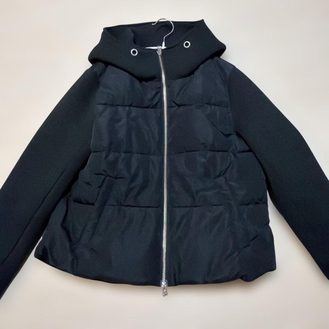 ヤマダヤ　異素材カジュアルコート　ブラック　M