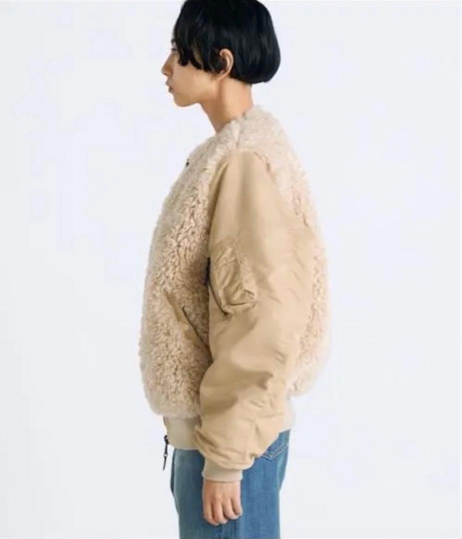 ハイクHYKE FAUX SHEARLING TYPE MA1 サイズ2新品