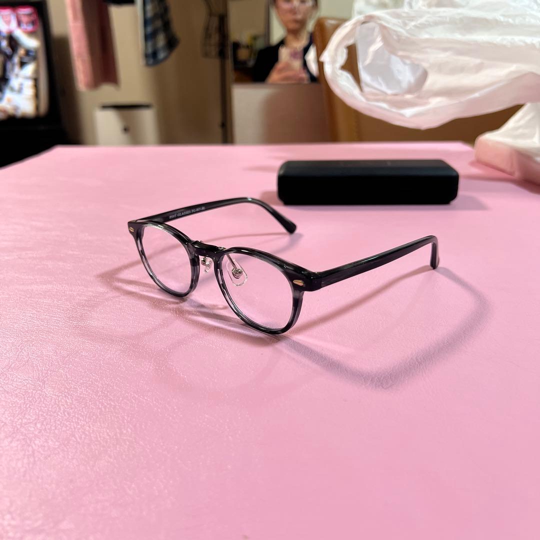 ピントグラスPINTGLASSES PG-807-BL 中度老眼鏡シニアグラス