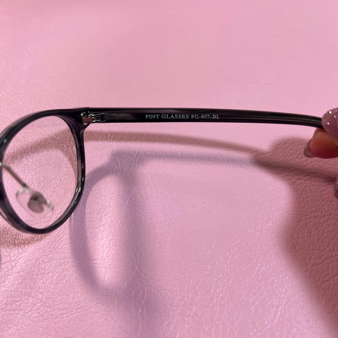 ピントグラスPINTGLASSES PG-807-BL 中度老眼鏡シニアグラス