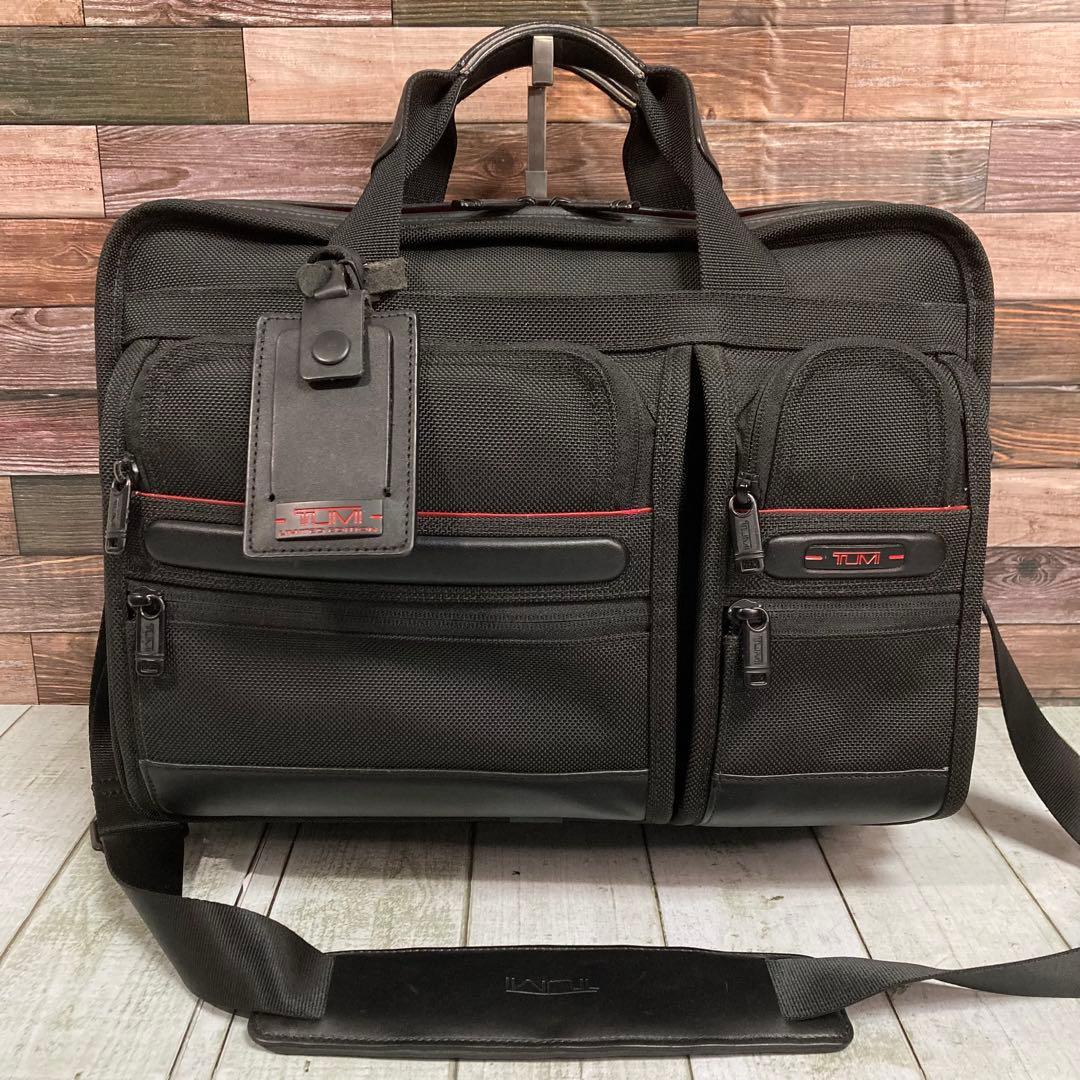 トゥミ　TUMI　ビジネスバッグ　2way　日本限定　黒　2層式　ブリーフケース