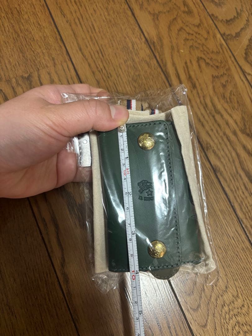イルビゾンテグリーン レザー キーケース