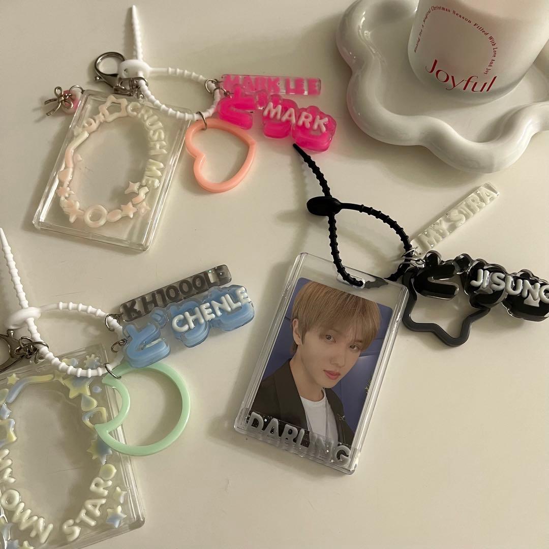 ハンドメイド　キーホルダー　オーダー　ペンライト　トレカケース　アクセサリー