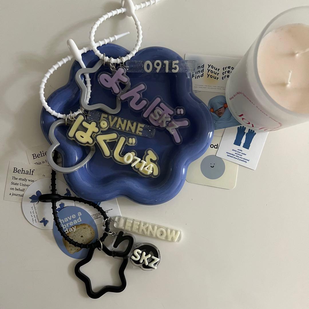 ハンドメイド　キーホルダー　オーダー　ペンライト　トレカケース　アクセサリー