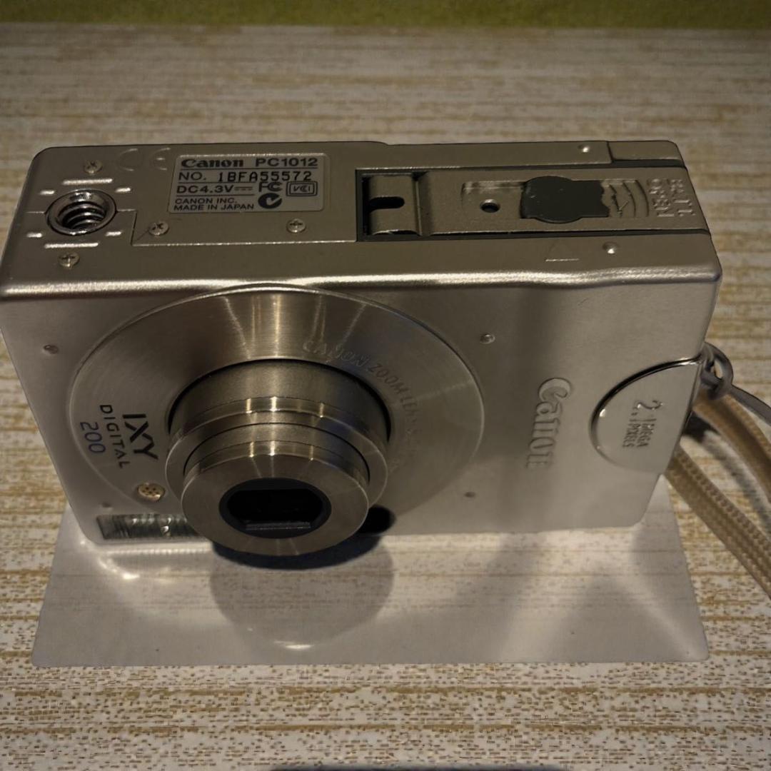 【美品レトロ】Canon IXY DIGITAL 200 シルバー　完動品
