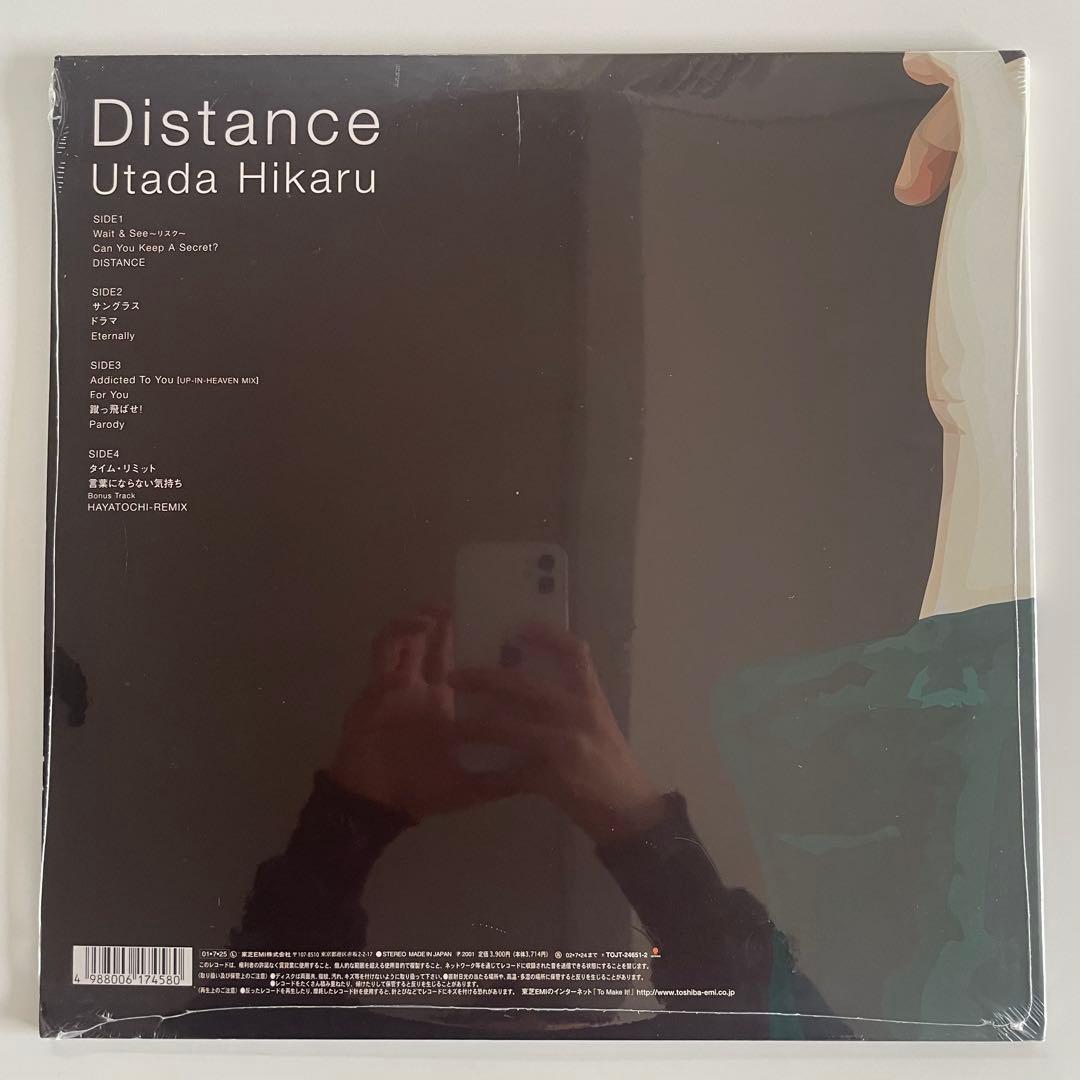 【未開封】宇多田ヒカル - Distance レコード 2001年盤