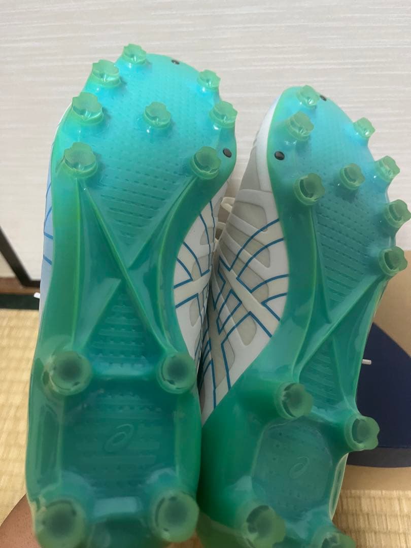 サッカースパイク　アシックス　DSライト　アクロス　25.5 廃盤　激レア　初代