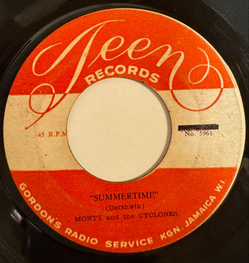 モンティ&サイクロンズ 45回転レコード