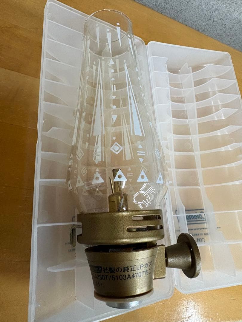 コールマン ルミエールランタン インディゴ 収納ケース付き 中古