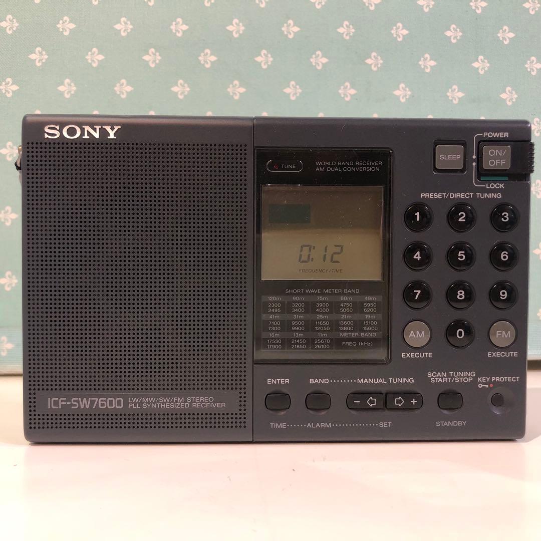 Sony BCLラジオ ICF-SW7600 ワールドバンドレシーバー 通電OK