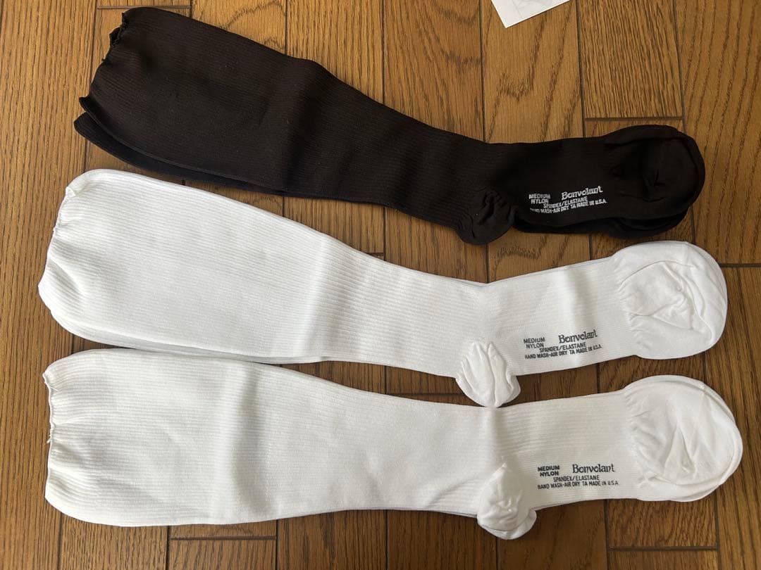 Bonvolant ボンボラン 着圧ソックス L 靴下 ハイソックス　新品未使用