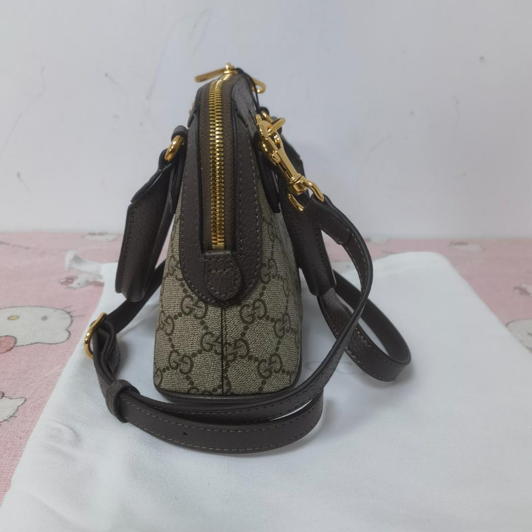 グッチ GGスプリーム キャンバス ハンドバッグ ショルダーバッグ